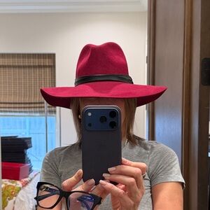 San Diego Hat Company Fuchsia Wide-Brim Hat